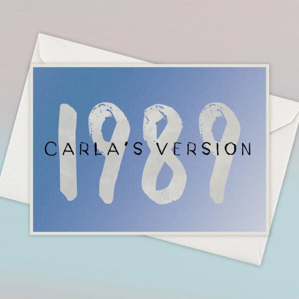 1989 Personalised Birthday Card | Taylor Swift | A5 Card