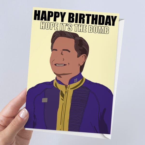 Fallout Hank MacLean Birthday Card | A5 Card