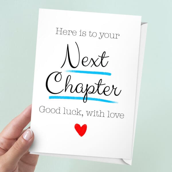 Next Chapter New Job Card | 7x5" Card